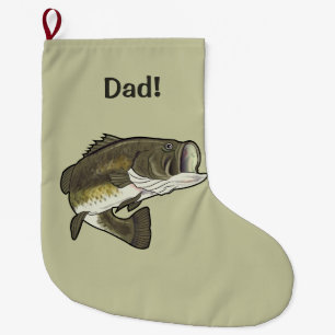 Pappa: Largemouth bas Stor Julstrumpa
