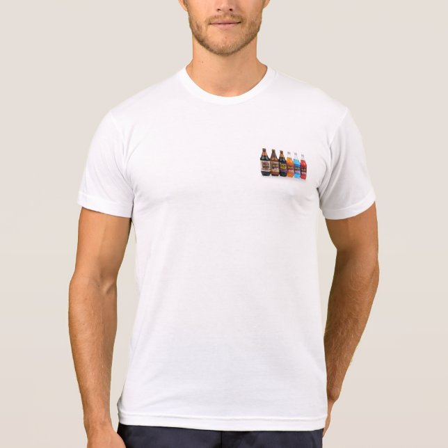 Pappa läskedryck smaksatt med växtextraktskjorta tee (Framsida)