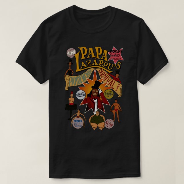 Pappa Lazarous Pandemonium nival T Shirt (Design framsida)