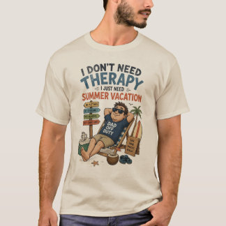 Pappa ledig sommarlov T-shirt