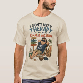 Pappa ledig sommarlov t-shirt