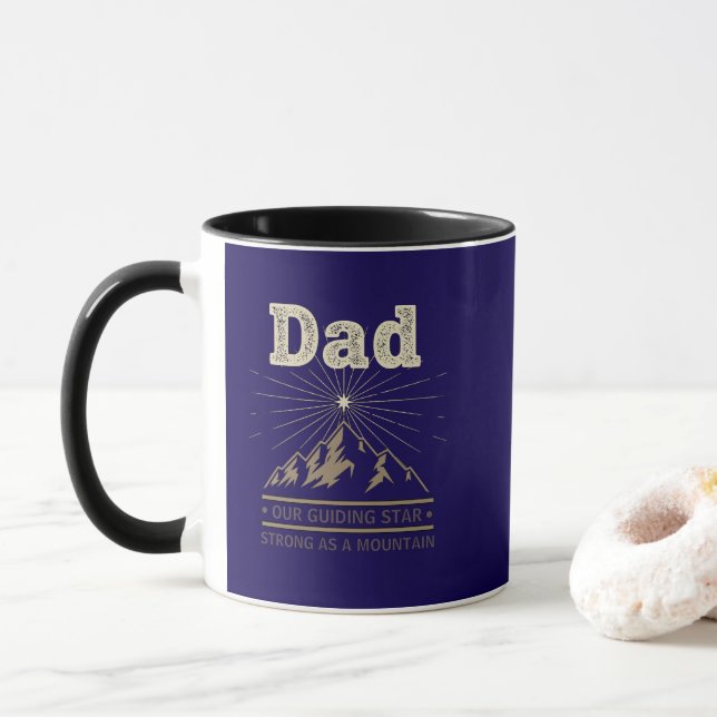 Pappa Ledstjärna Mountain Mugg (Med munk)