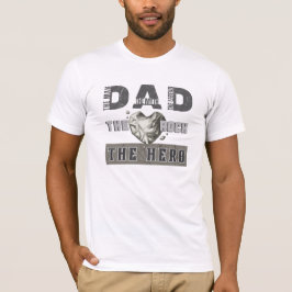 Pappa Legend Funny Quote White Fars dag T Shirt