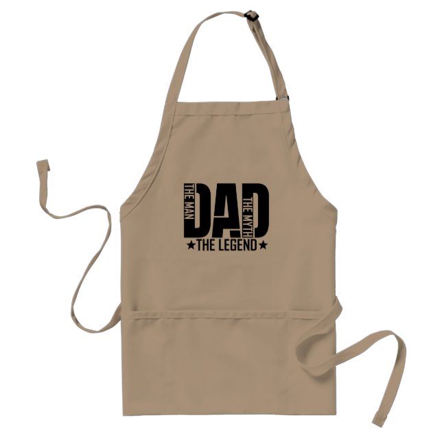 Pappa Legend Man Förkläde (Framsidan)