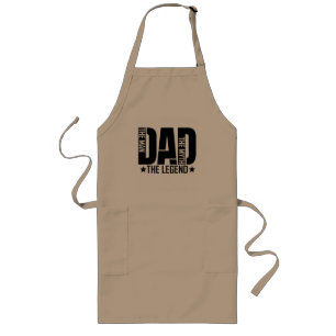 Pappa Legend Man Långt Förkläde