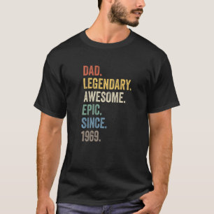 Pappa Legendary Fantastisk Epic sedan 1969 Vintage T Shirt