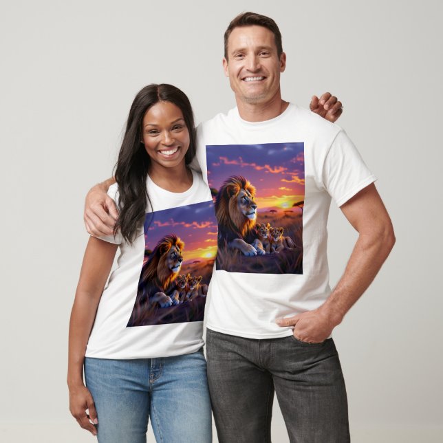 Pappa Lejon's Sunset Pride T-Shirts (Unisex)