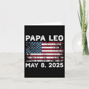 Pappa Leo Us Välsigna dig Pope Leo American Pope Kort