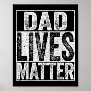Pappa lever med problem Fars dag Pappa Life Shirt Poster