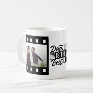 Pappa Life är den bästa fotomodellen för födelseda Kaffemugg