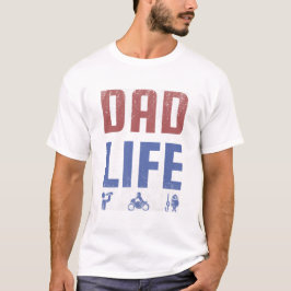 Pappa Life - Funny Retro-faderskap Design T-Shirt