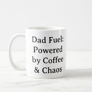 Pappa Life Mugg - Pappa bränsle med kaffe och kaos