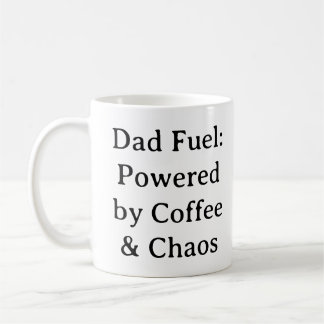 Pappa Life Mugg - Pappa bränsle med kaffe och kaos
