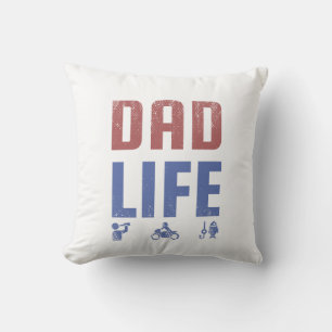 Pappa Life SVG - Far Day Vintage Design   Funny Kudde