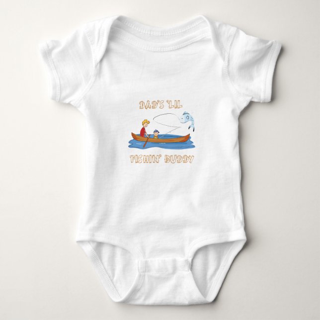 Pappa "Lil Fishin" Buddy Tee (Framsida)