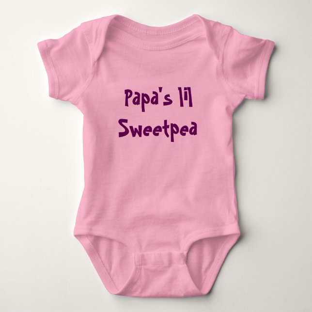 Pappa lil Sweetpea Tröja (Framsida)
