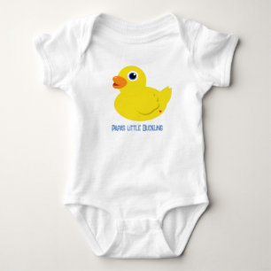 Pappa lilla Duckling (blå) Baby Bodydräkt T Shirt