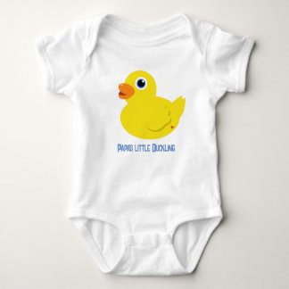 Pappa lilla Duckling (blå) Baby Bodydräkt T Shirt