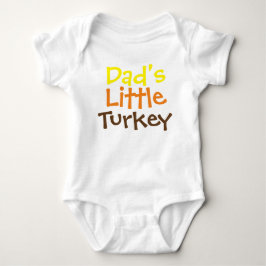 Pappa lite Jersey för Turkiet baby Bodysuit Tee Shirt