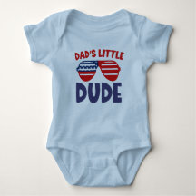 Pappa Little Boy Bodydräkt - Funny Baby Romper
