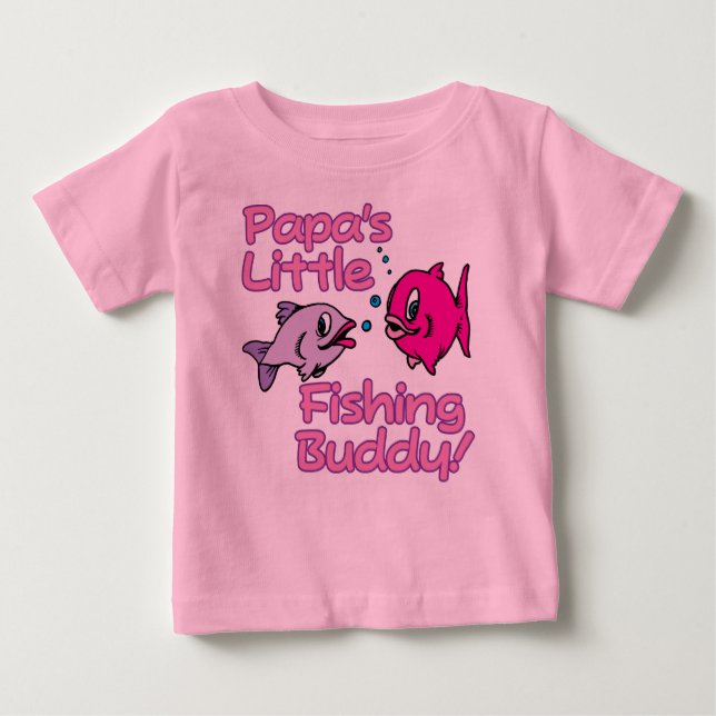 PAPPA LITTLE FISHING BUDDY! TEE SHIRT (Framsida)