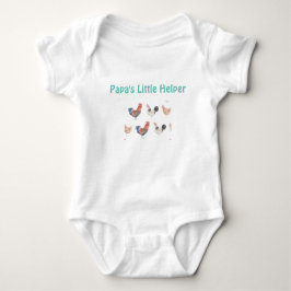 Pappa Little Helper Tupp With Hen T Shirt