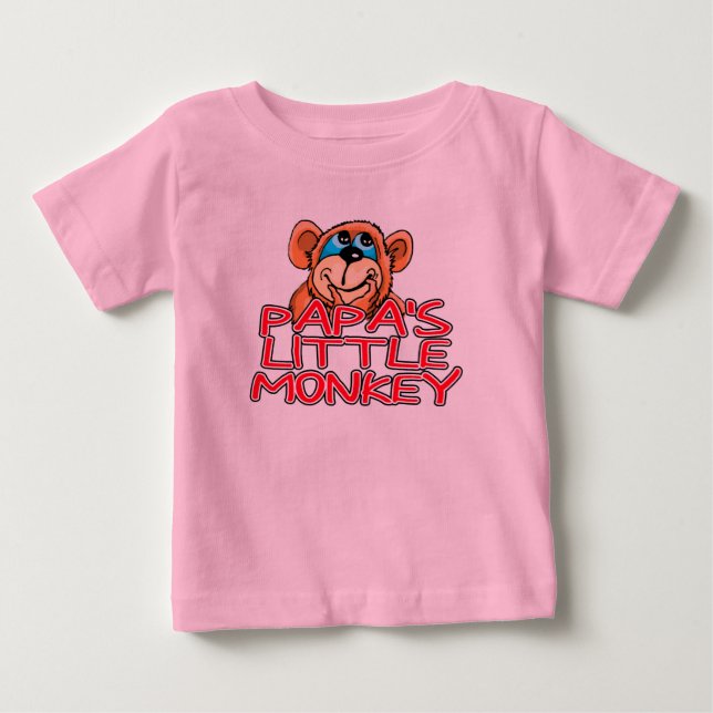Pappa Little Monkey T-shirt (Framsida)