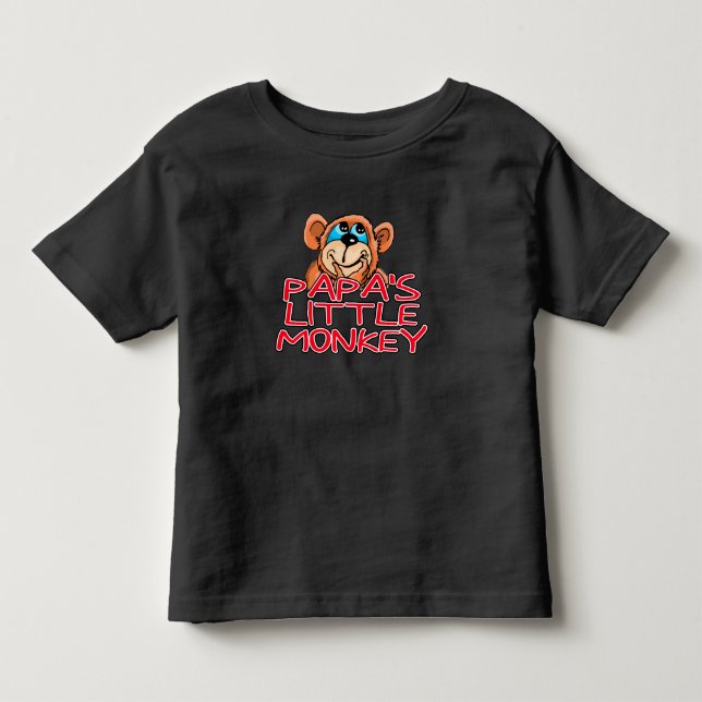 Pappa Little Monkey Tee (Framsida)