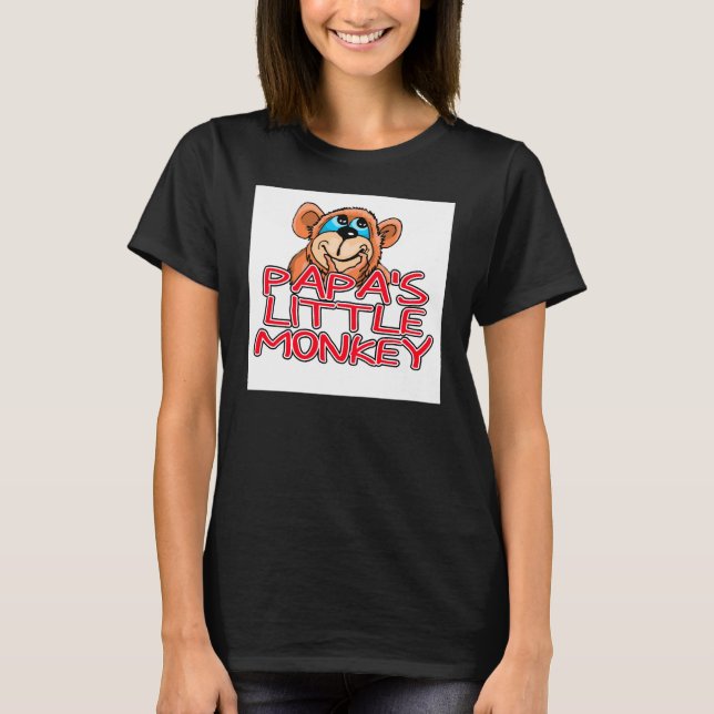 Pappa Little Monkey Tee (Framsida)
