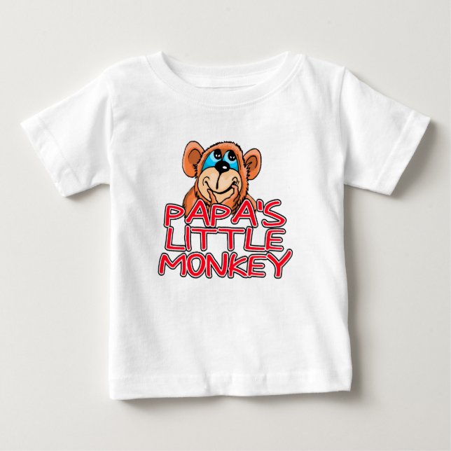 Pappa Little Monkey Tee (Framsida)