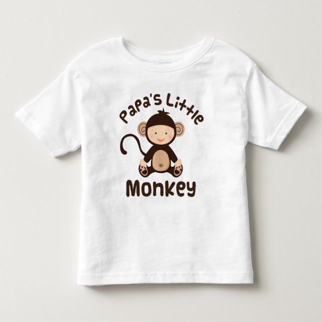 Pappa Little Monkey Tee (Framsida)