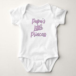 Pappa Little Princess bodydrät för baby T Shirt