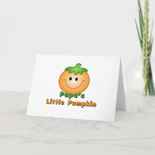 Pappa Little Pumpkin Kort