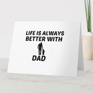 PAPPA LIV ÄR BÄTTRE KORT