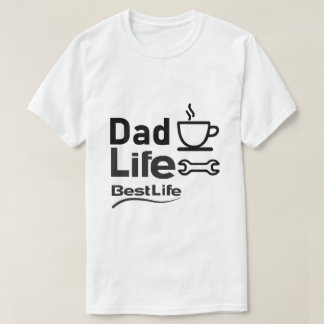 Pappa Livet Bästa Livet T-Shirt – Rolig Pappa Livs