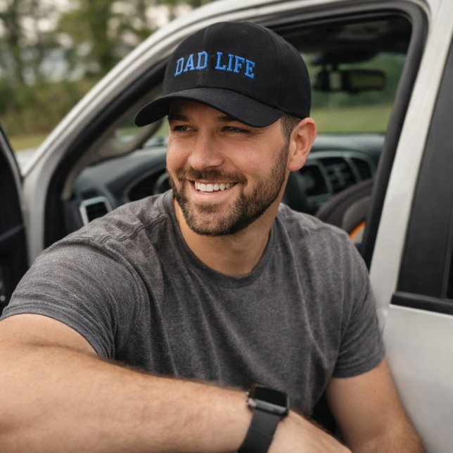Pappa Livet Universitetsidrott Faderskap Livsstil Broderad Keps (Dad Life Varsity Athletic Fatherhood Lifestyle Embroidered Baseball Cap)