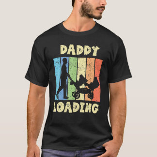 Pappa Loading Baby Gravid Pappa Graant Far P T Shirt