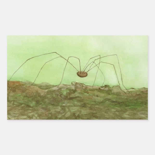 Pappa Long Ben Rektangulärt Klistermärke (Framsida)