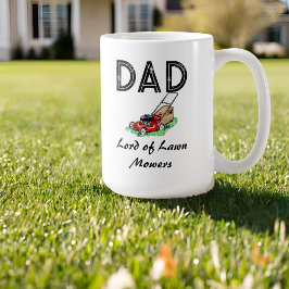 Pappa Lord of Gräsmatta Mowers Gift for Best Pappa Kaffemugg
