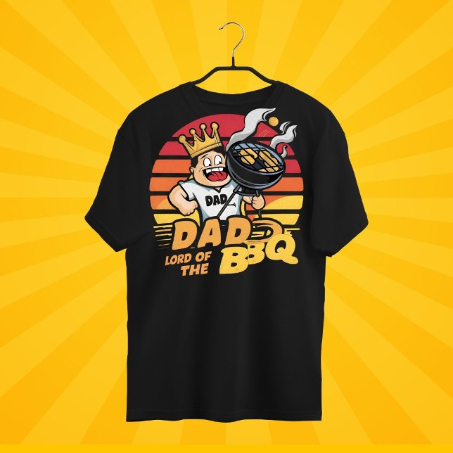 Pappa Lord of The Bbq, Grill Master, Toppen T Shirt (Skapare uppladdad)