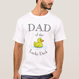 Pappa Lucky Duck T-Shirt 1-års födelsedagsoutfit