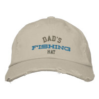 Pappa Lucky Fishing Embroidery Hat