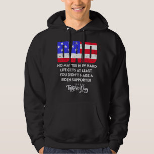 Pappa Lycklig Fars dag spelar ingen roll hur svårt Hoodie