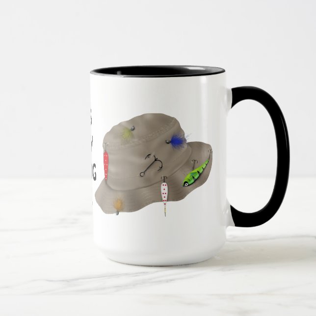 Pappa lycklig mugg för fiskesportar (Höger)