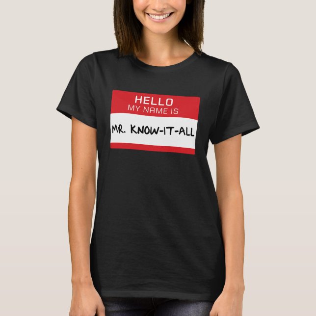 Pappa Make Brother, vet allt T Shirt (Framsida)