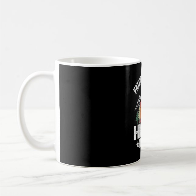 Pappa make hängande legend slarv vandrare retro kaffemugg (Vänster)