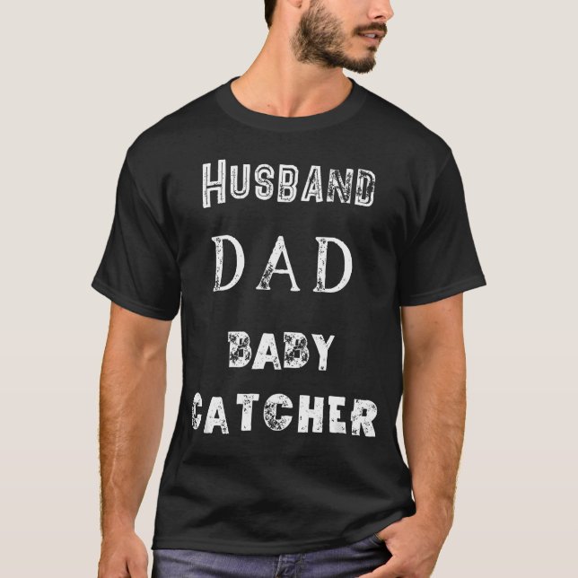Pappa Make Husbonde Bebis T Shirt (Framsida)