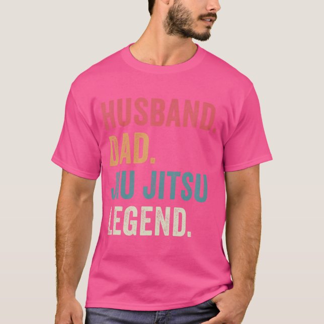 Pappa Make Jiu Jitsu Legend Jiu Jitsu Pappa Far" T Shirt (Framsida)