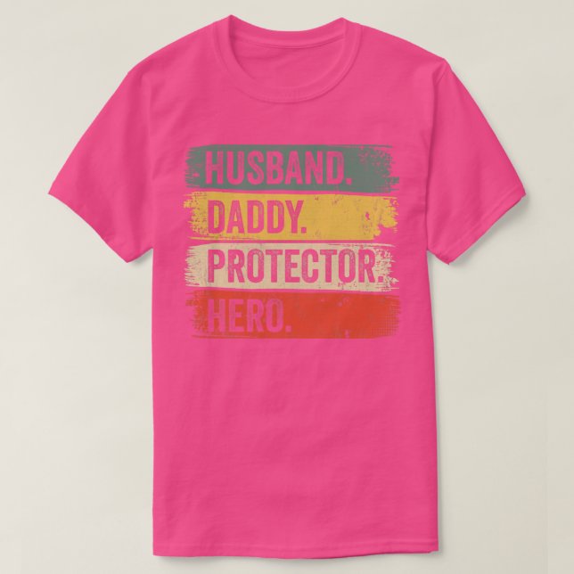 Pappa Make Protector Hero T Shirt (Design framsida)