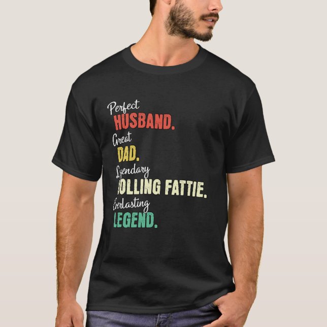 Pappa Make Rullande Fetto Pappa T Shirt (Framsida)